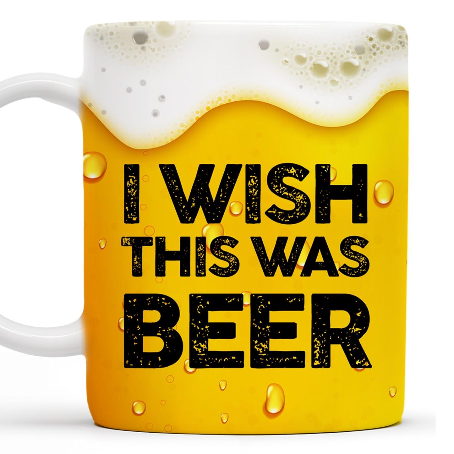 I Wish This Was Beer Mug Design