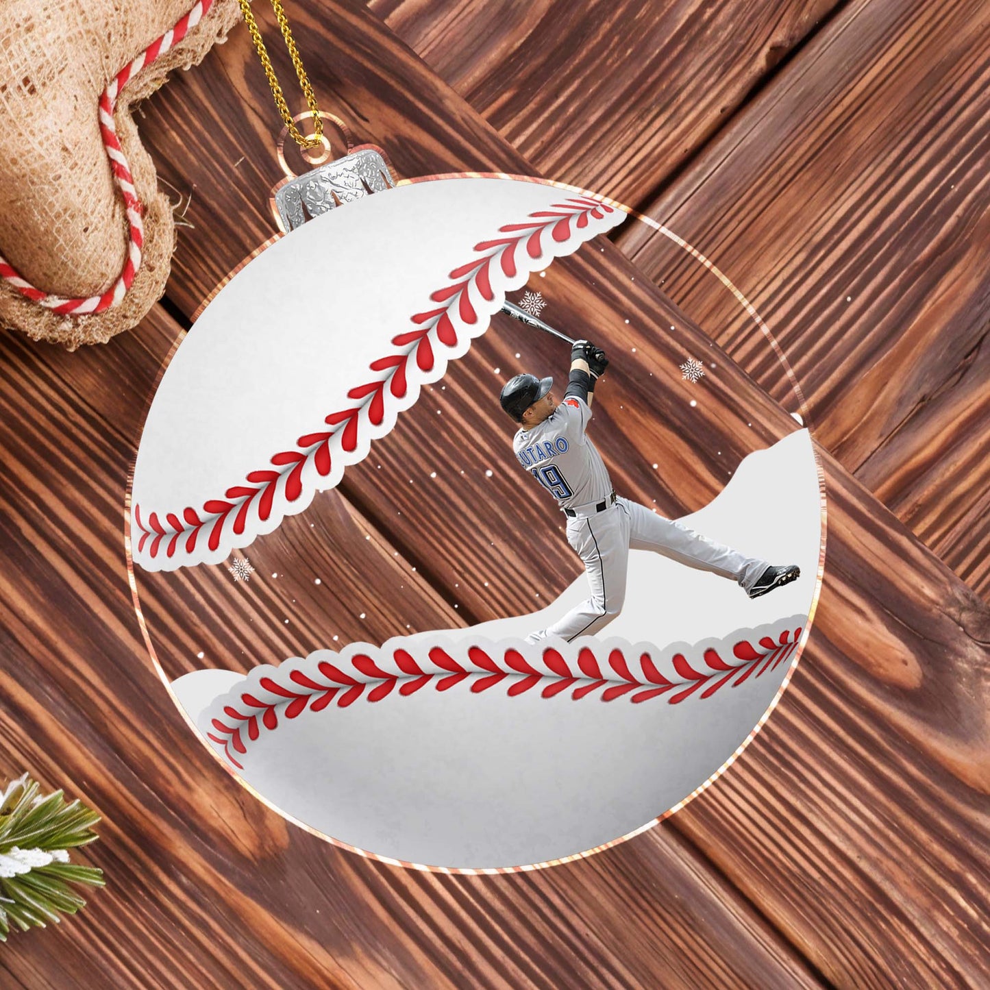 Celebrate Christmas And Baseball Spirit