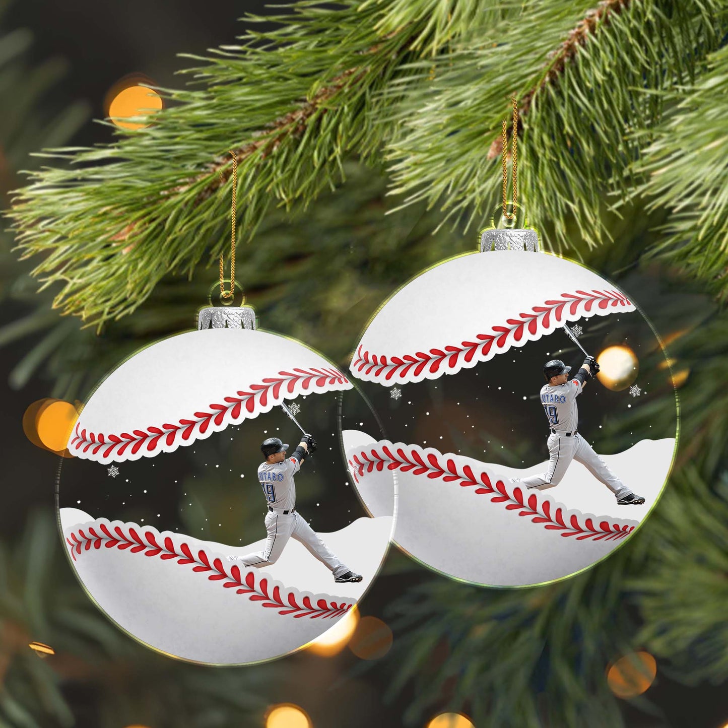 Celebrate Christmas And Baseball Spirit