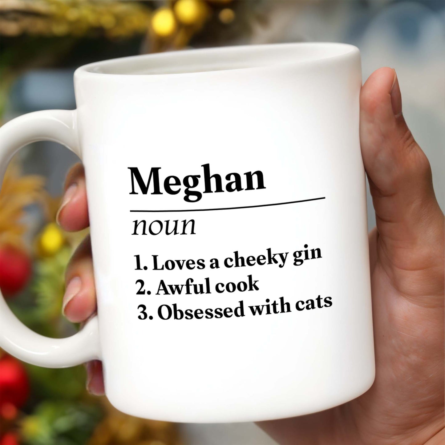 Loves A Cheeky Gin, Awful Cook, Obsessed With Cats Mug