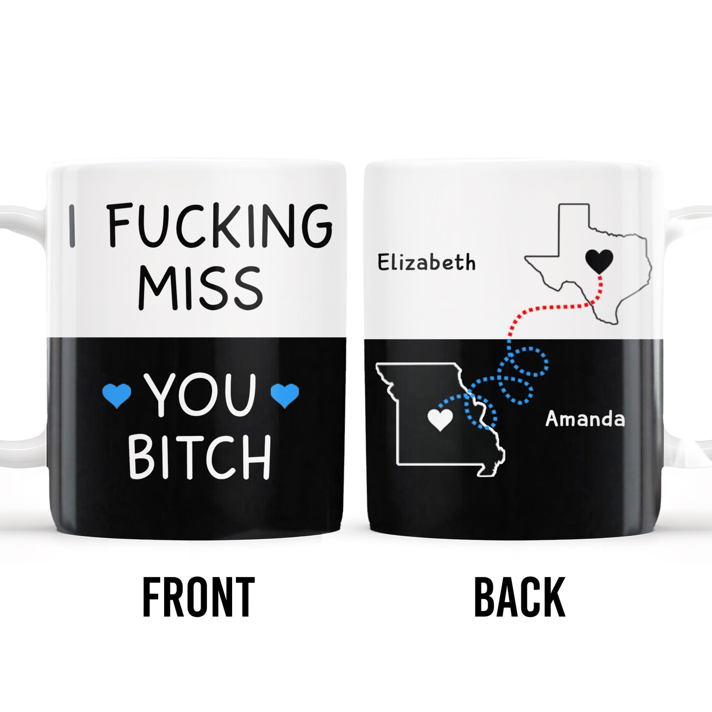 I Miss You So Much, Long-Distance Friendship Mug