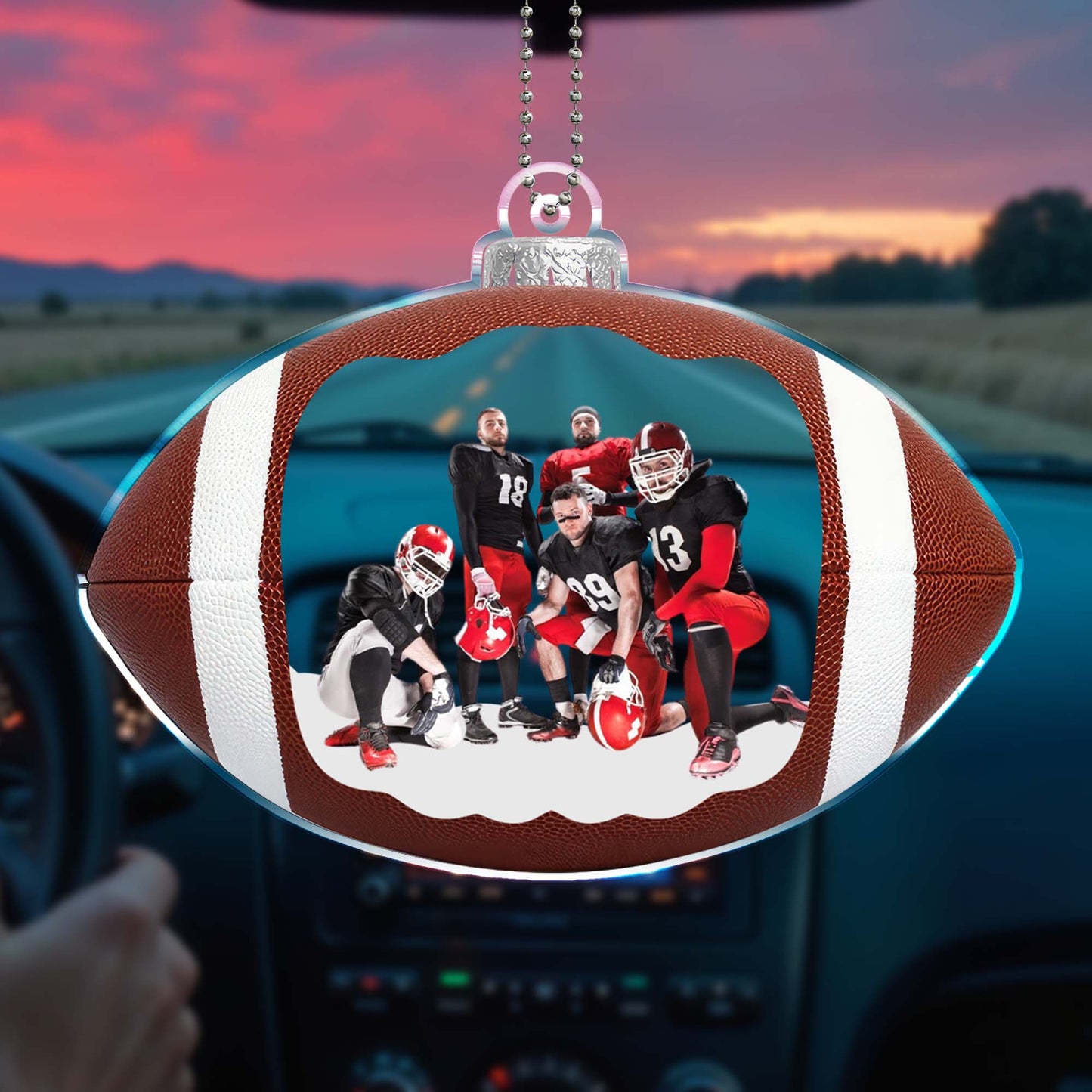 Capture Your Football Moments Forever In Custom Sports Ornament