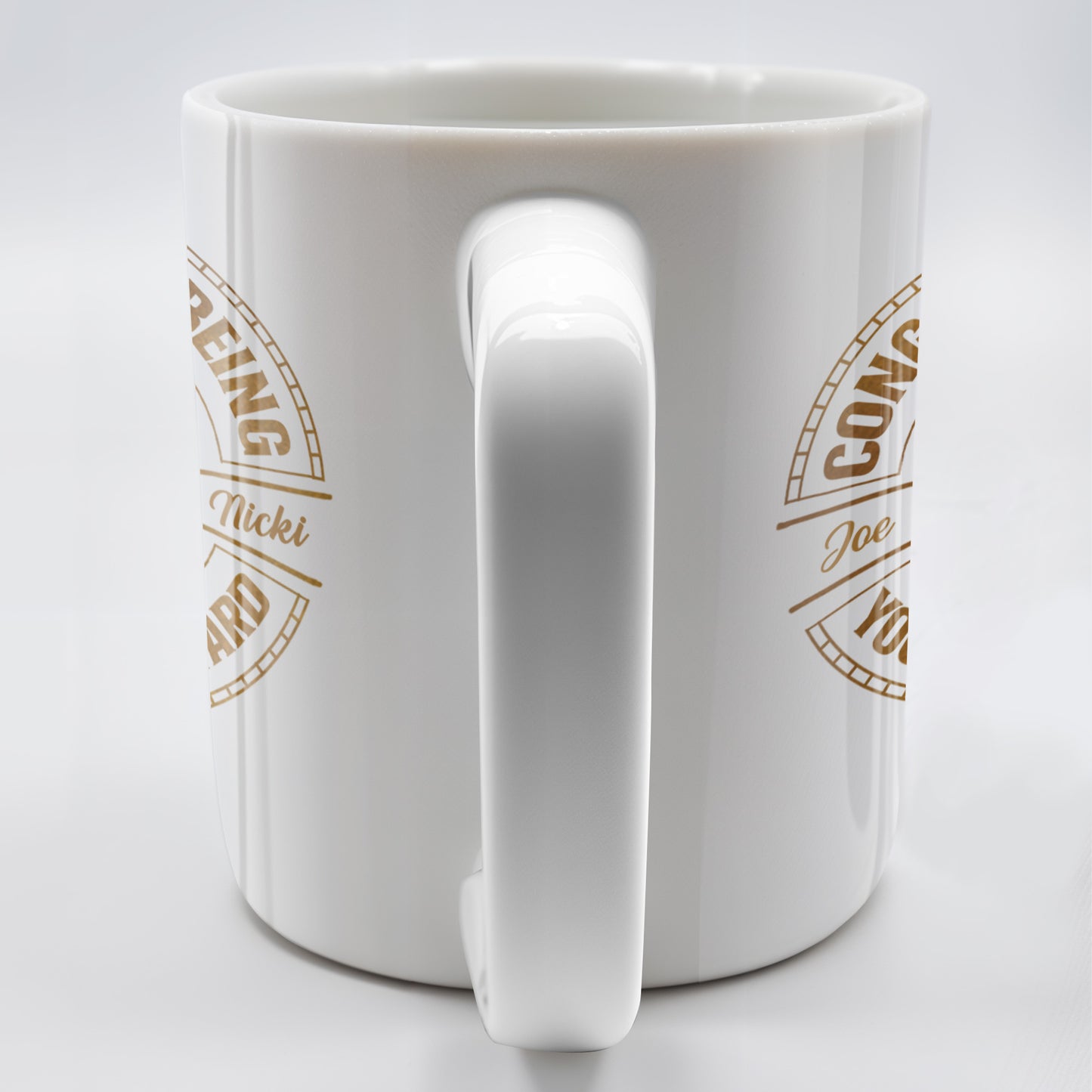 Congrats On Being My Brother You Lucky Bastard Handshake Design - Personalized Custom Coffee Mug - BST144_MG