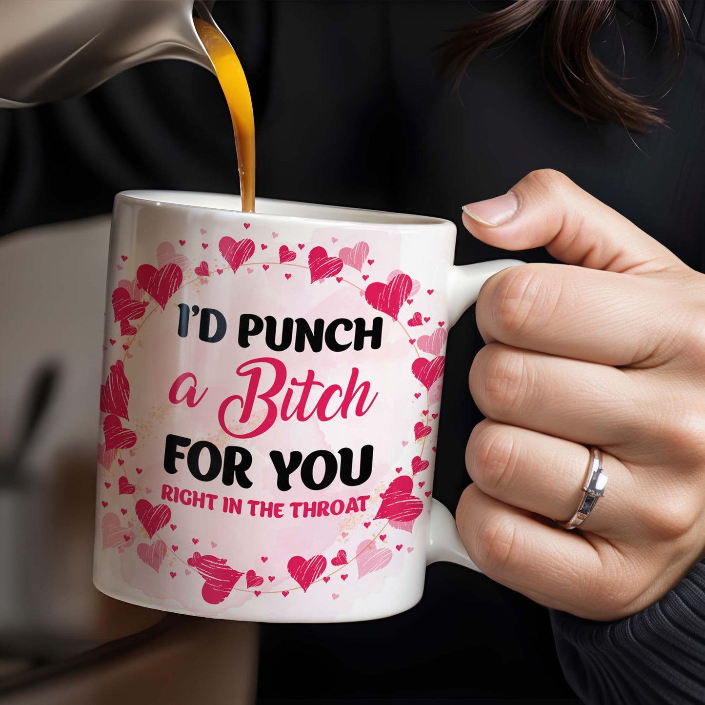 Sisters Forever Punch For You Right in The Throat Mug