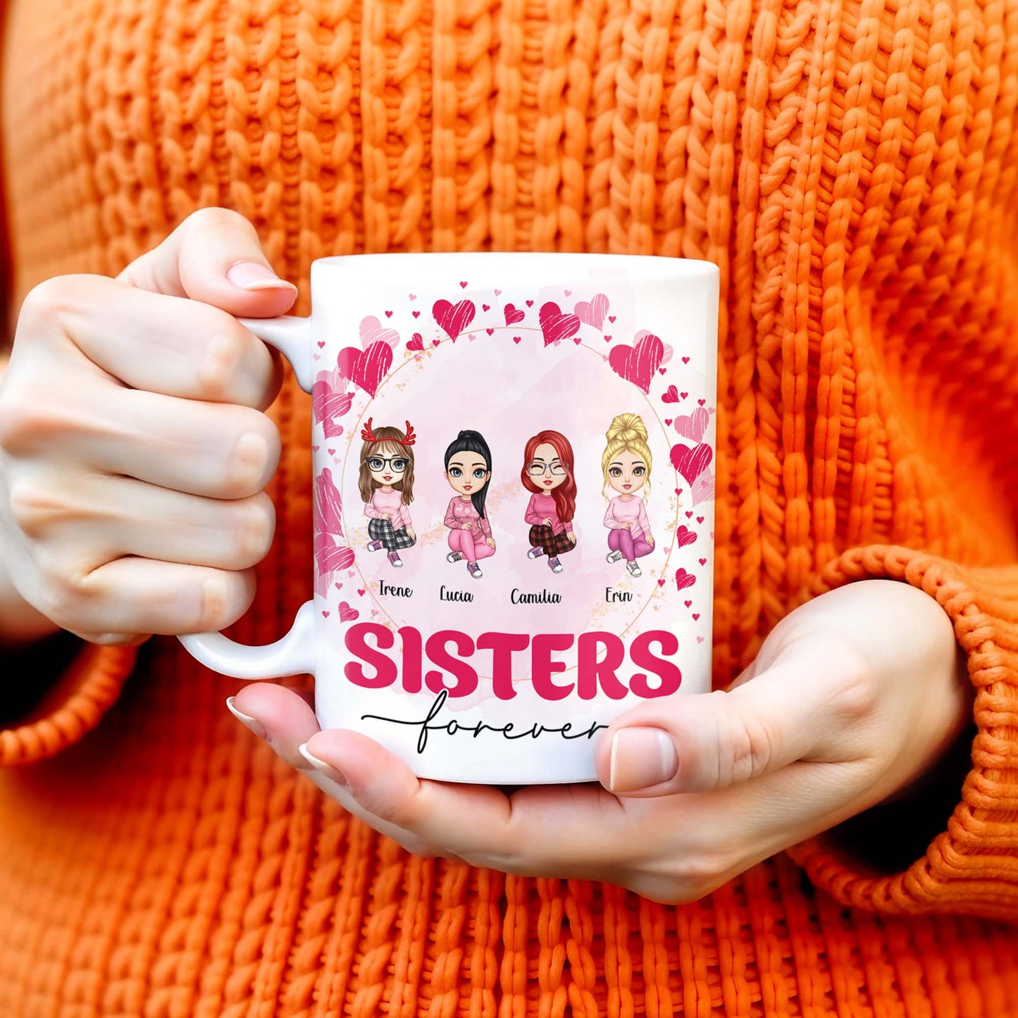 Sisters Forever Punch For You Right in The Throat Mug