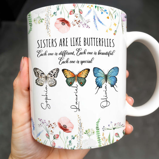 Sisters Are Like Butterflies Beautiful And Special