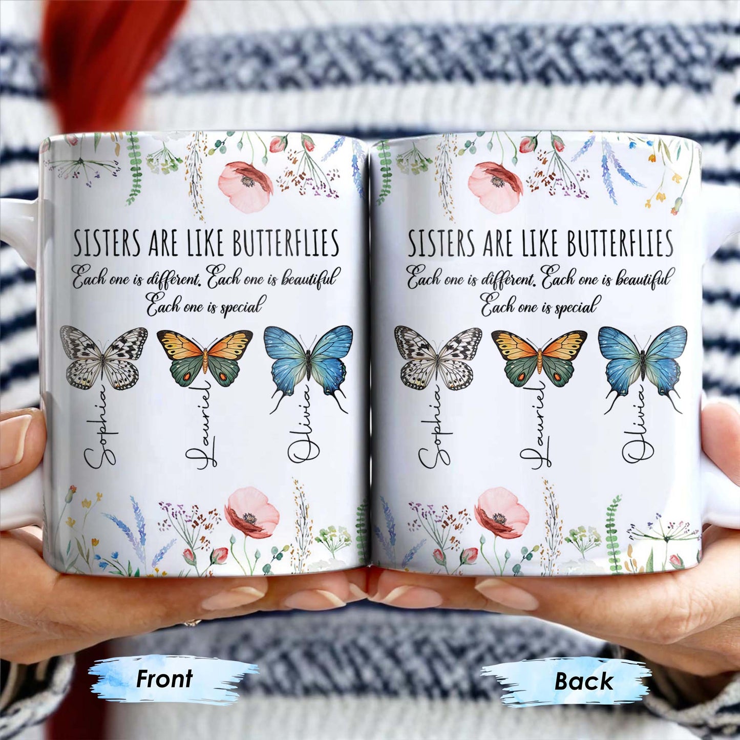 Sisters Are Like Butterflies Beautiful And Special