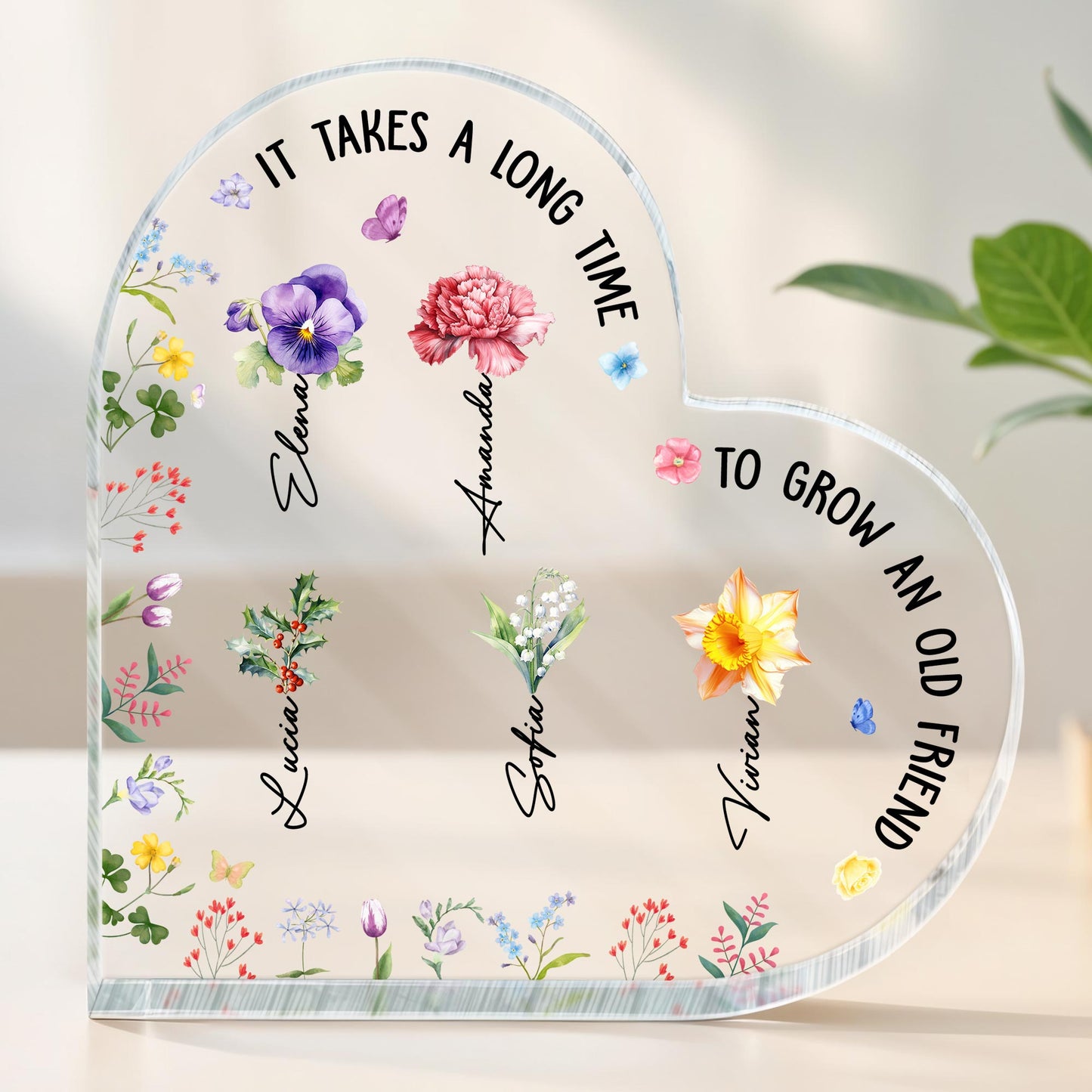 It Takes A Long Time To Grow An Old Friend With Beautiful Flowers