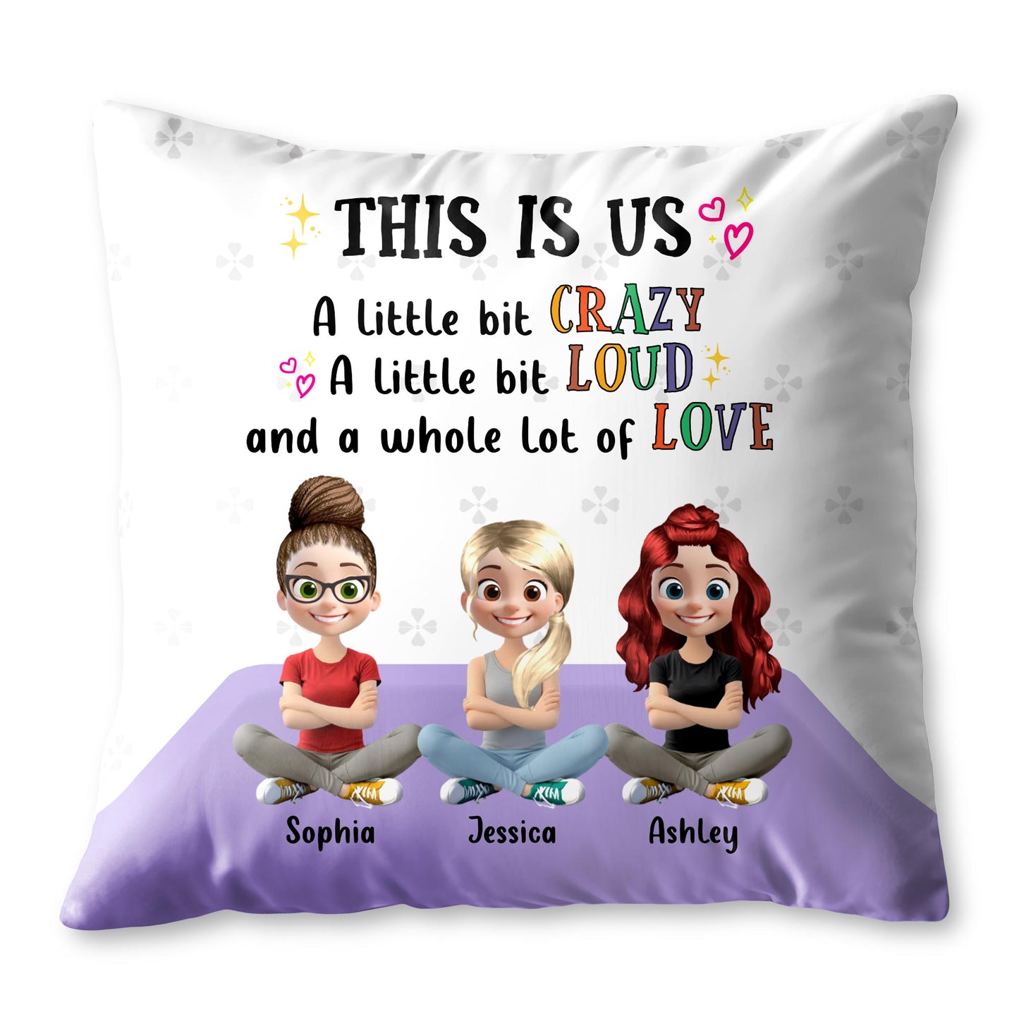THIS IS US A Little Bit CRAZY, LOUD And A Whole Lot Of LOVE, Cartoon Characters
