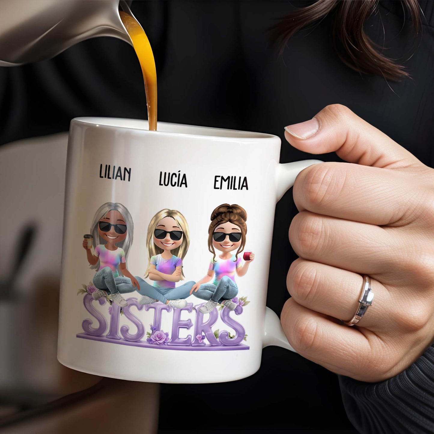 Sisters, Avatars And Flowers