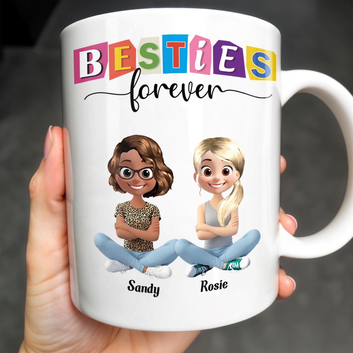 Besties Forever, Cartoon Characters