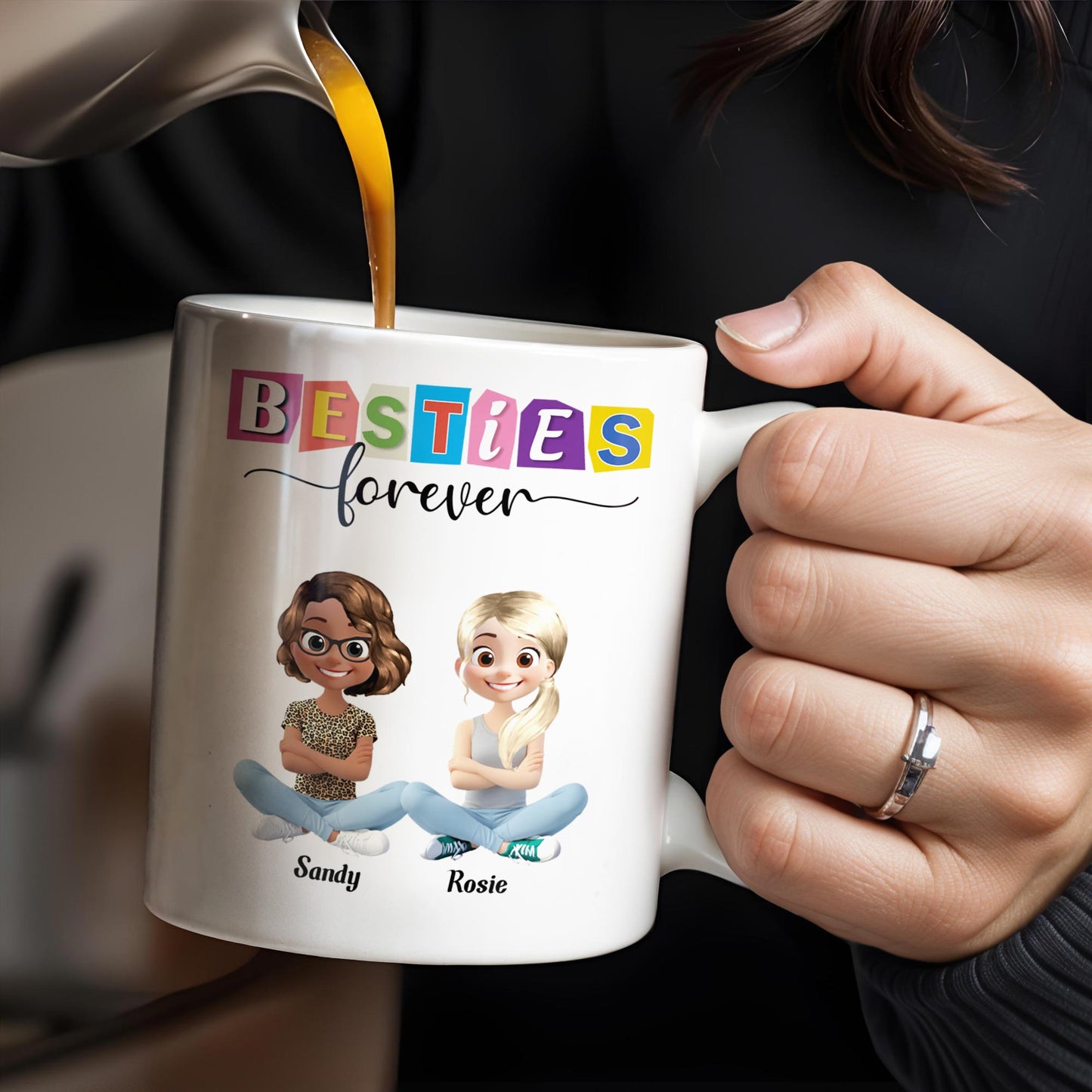 Besties Forever, Cartoon Characters