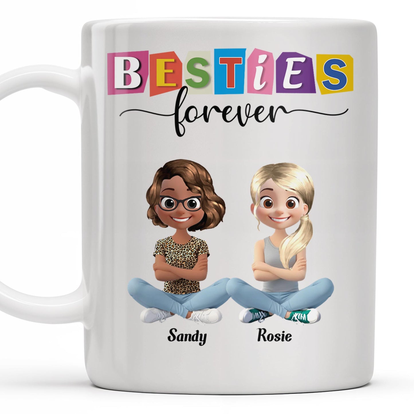 Besties Forever, Cartoon Characters