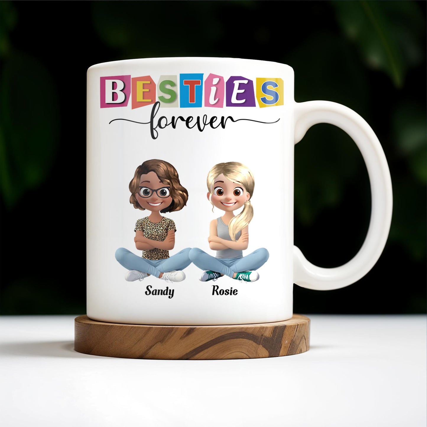 Besties Forever, Cartoon Characters