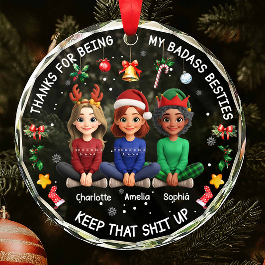 Thanks For Being My Badass Besties With Holiday Cheer