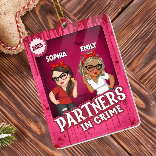 Partners In Crime, Cartoon Characters Badge Design