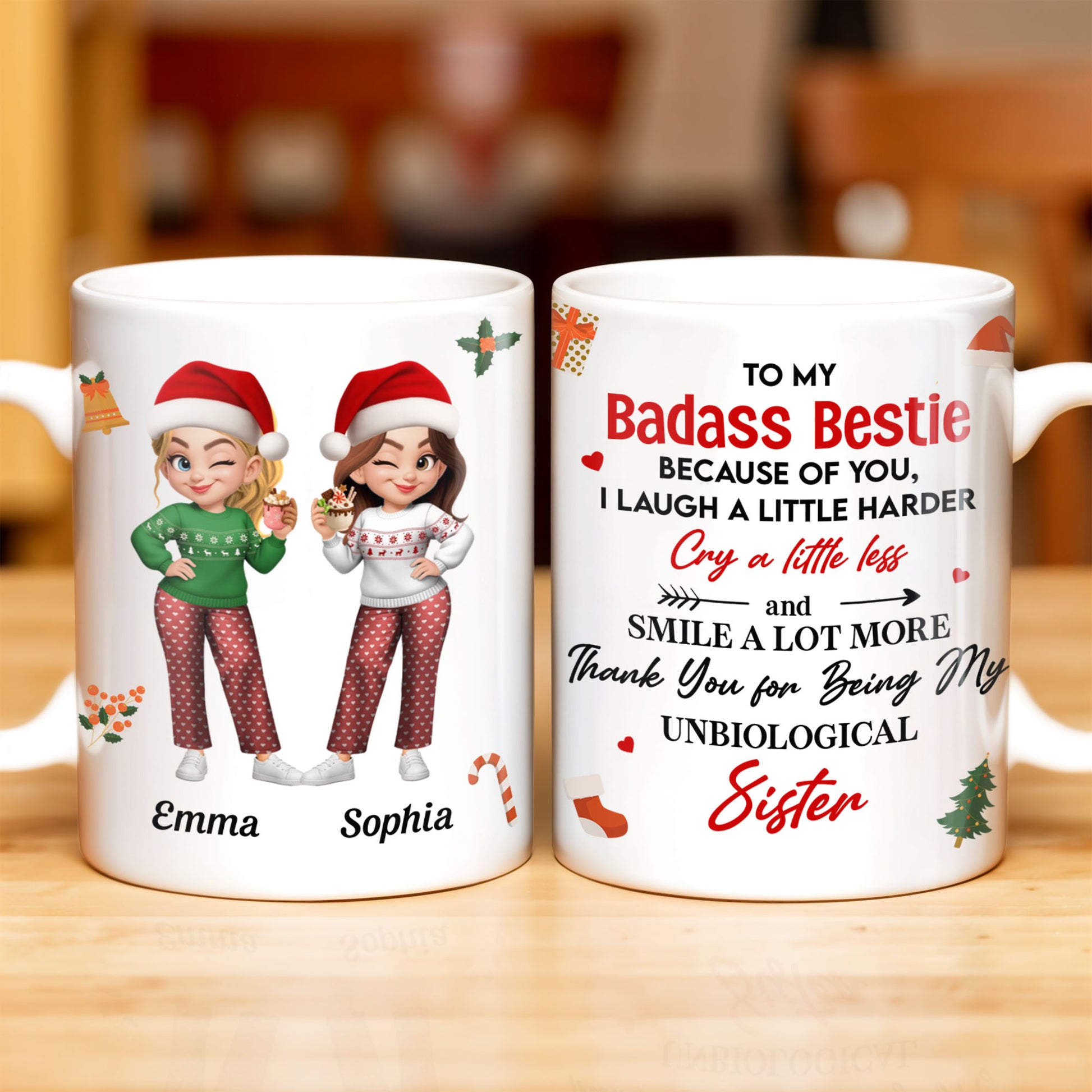 To My Badass Bestie, Thank You For Being My Unbiological Sister