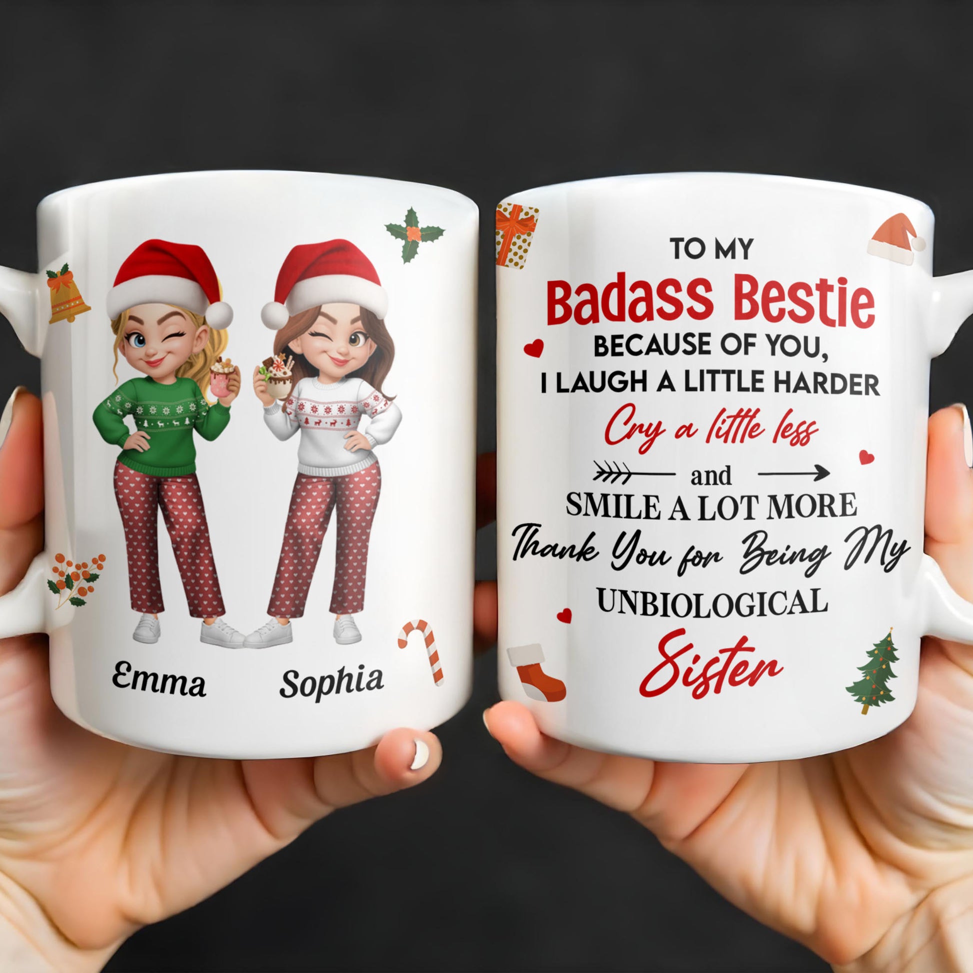 To My Badass Bestie, Thank You For Being My Unbiological Sister