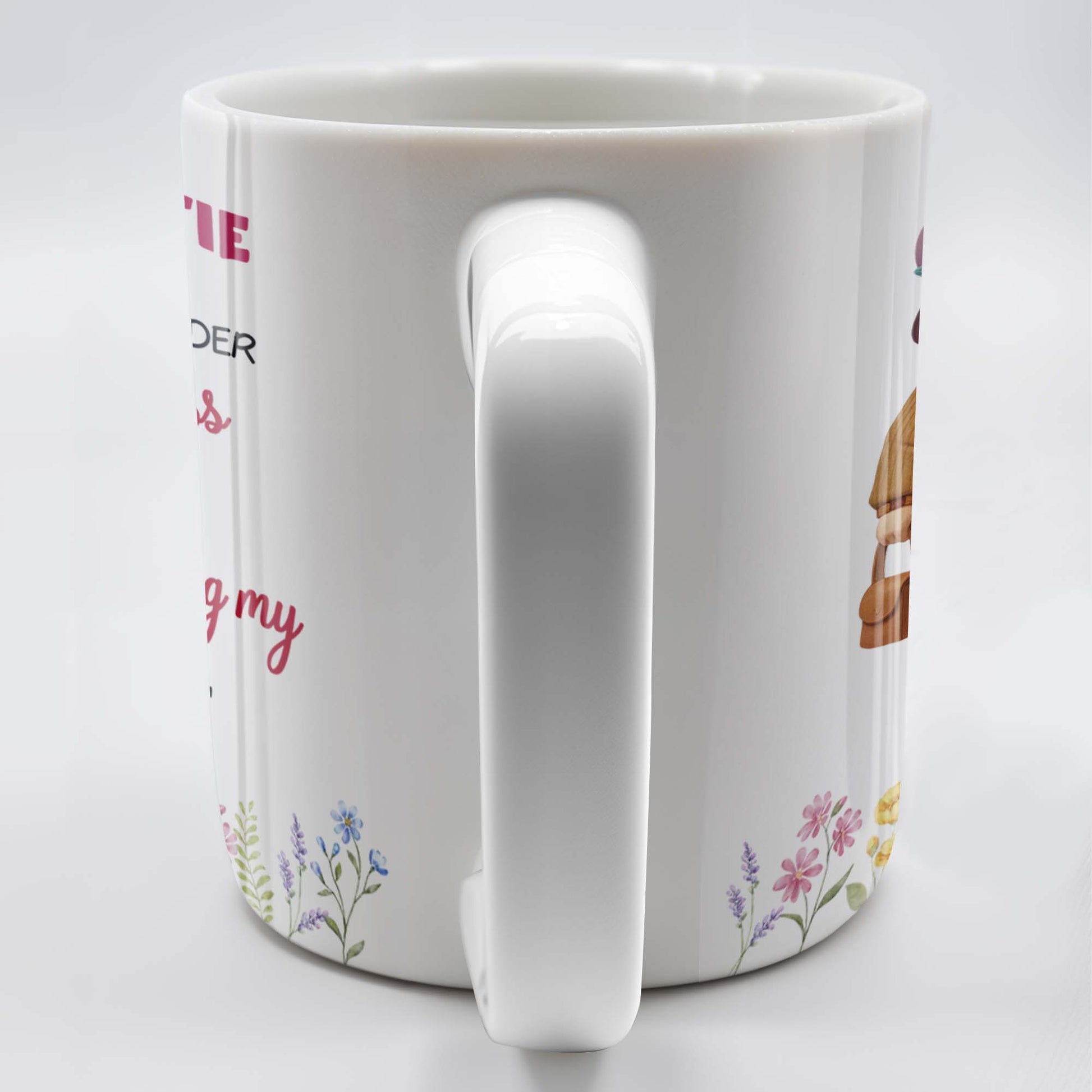 Thank You For Being My Unbiological Sister, Elderly Women & Flowers