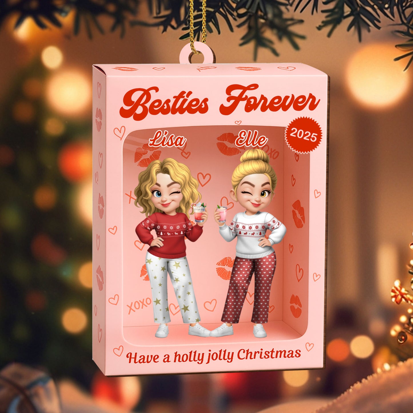 Besties Forever Have A Holly Jolly Christmas
