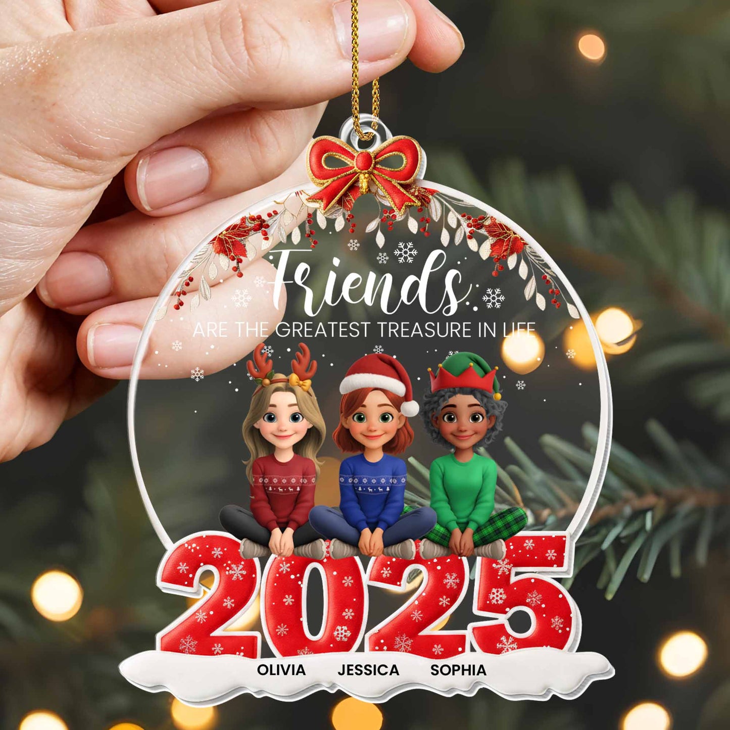 Friends Are The Greatest Treasure In Life, Christmas Hats