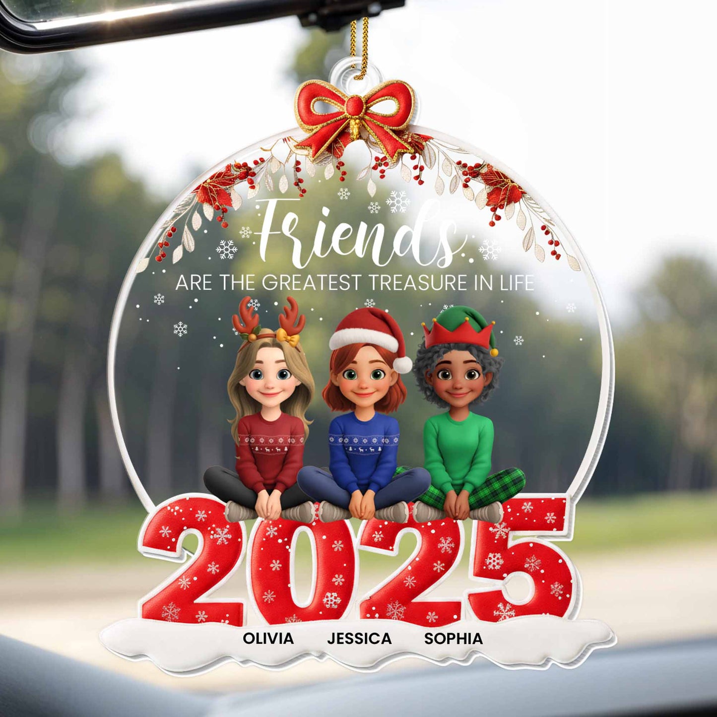 Friends Are The Greatest Treasure In Life, Christmas Hats