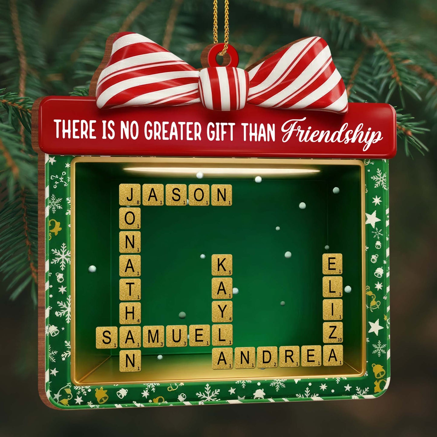 There Is No Greater Gift Than Friendship Ornament