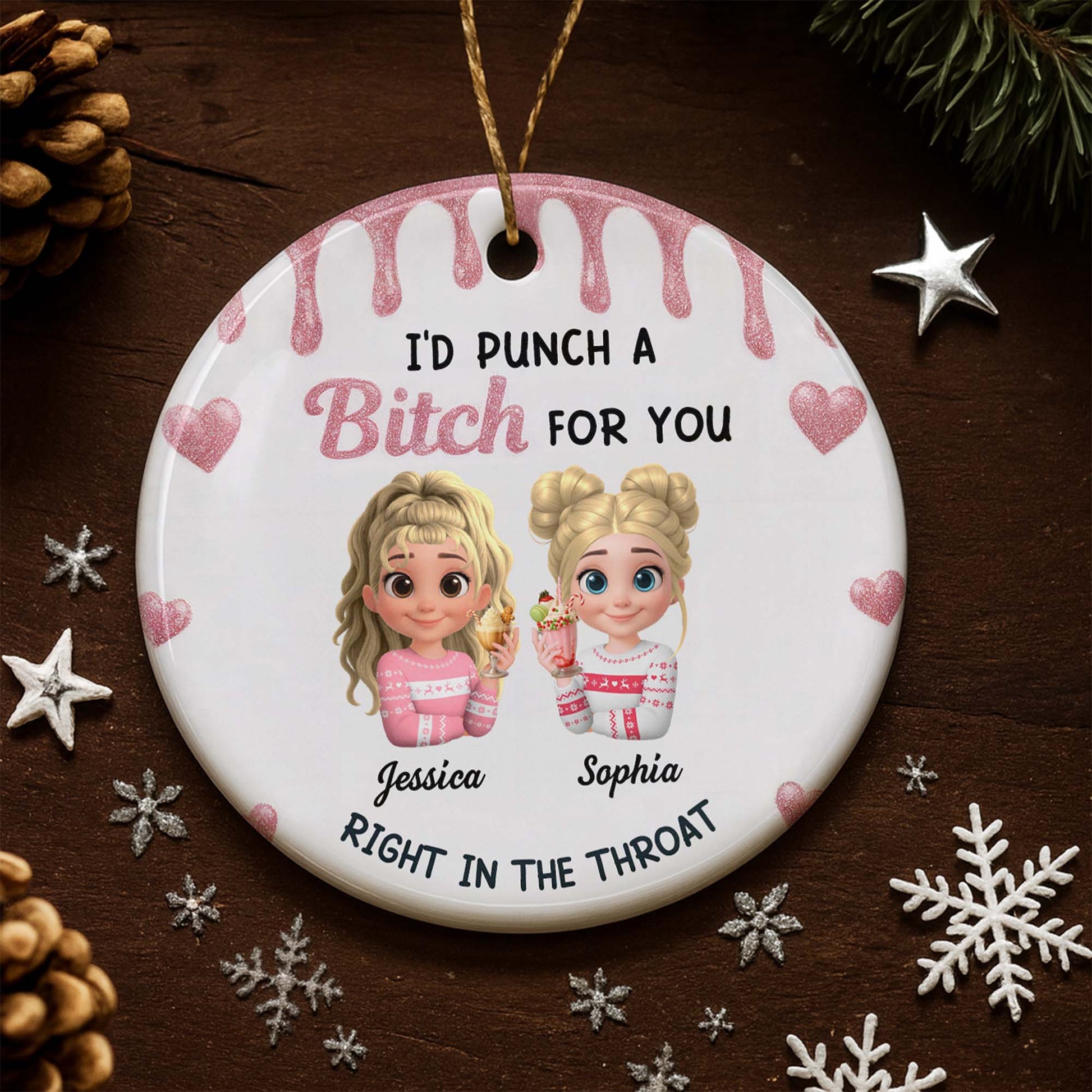 I'd Punch a B*tch for You With Cartoon Characters