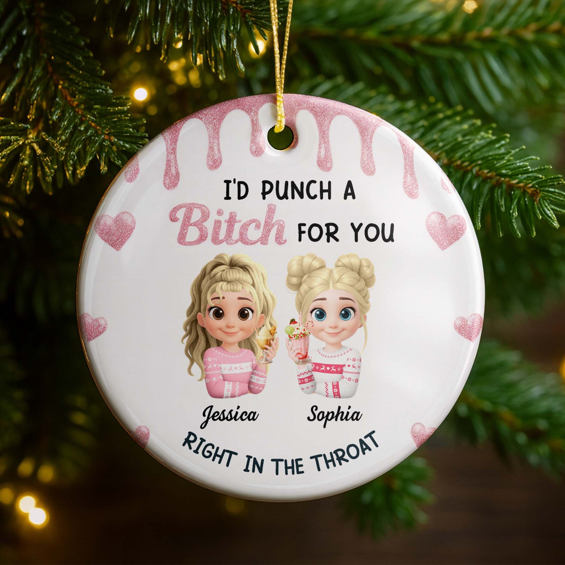 I'd Punch a B*tch for You With Cartoon Characters
