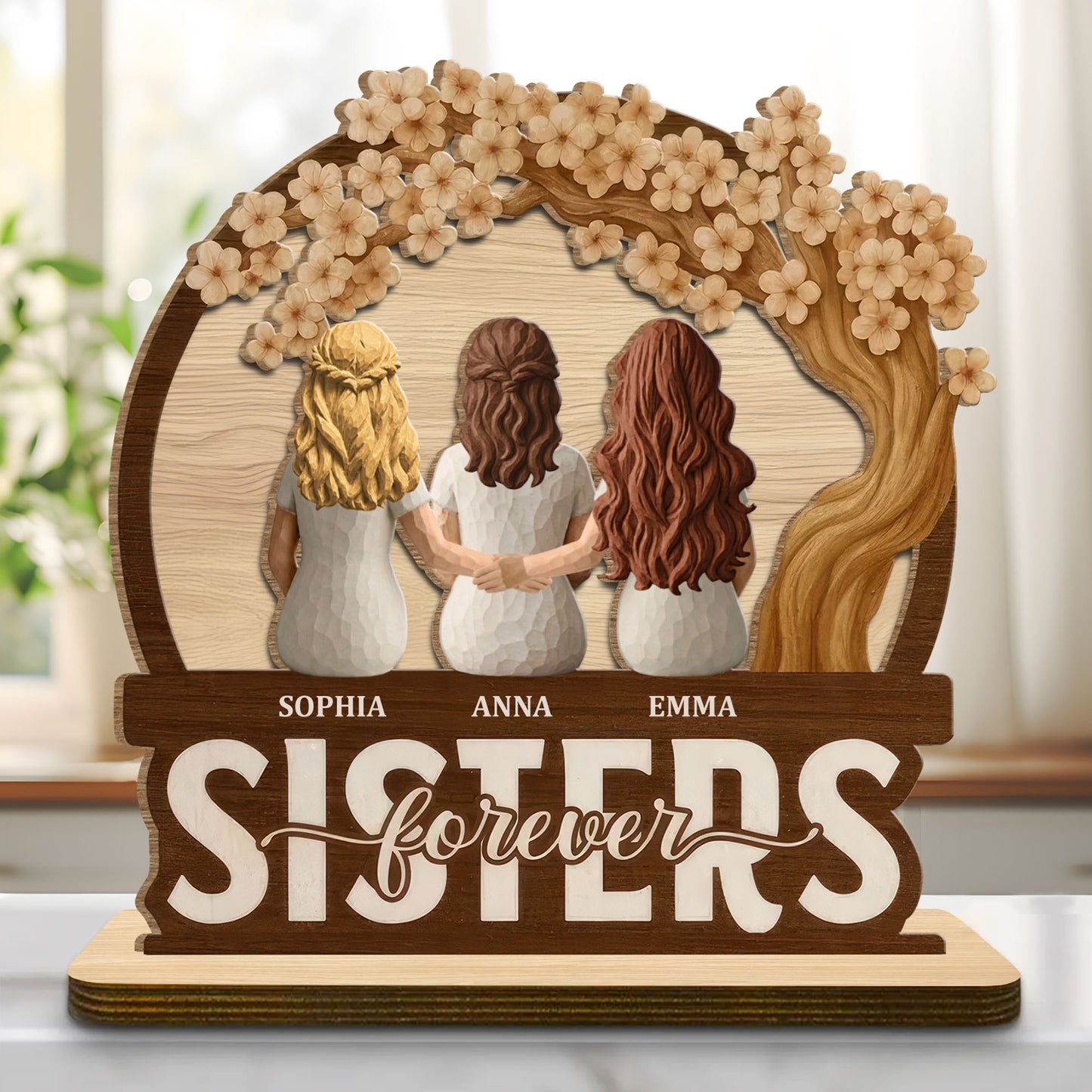 Sisters Forever Besties Forever Friends Forever Plaque