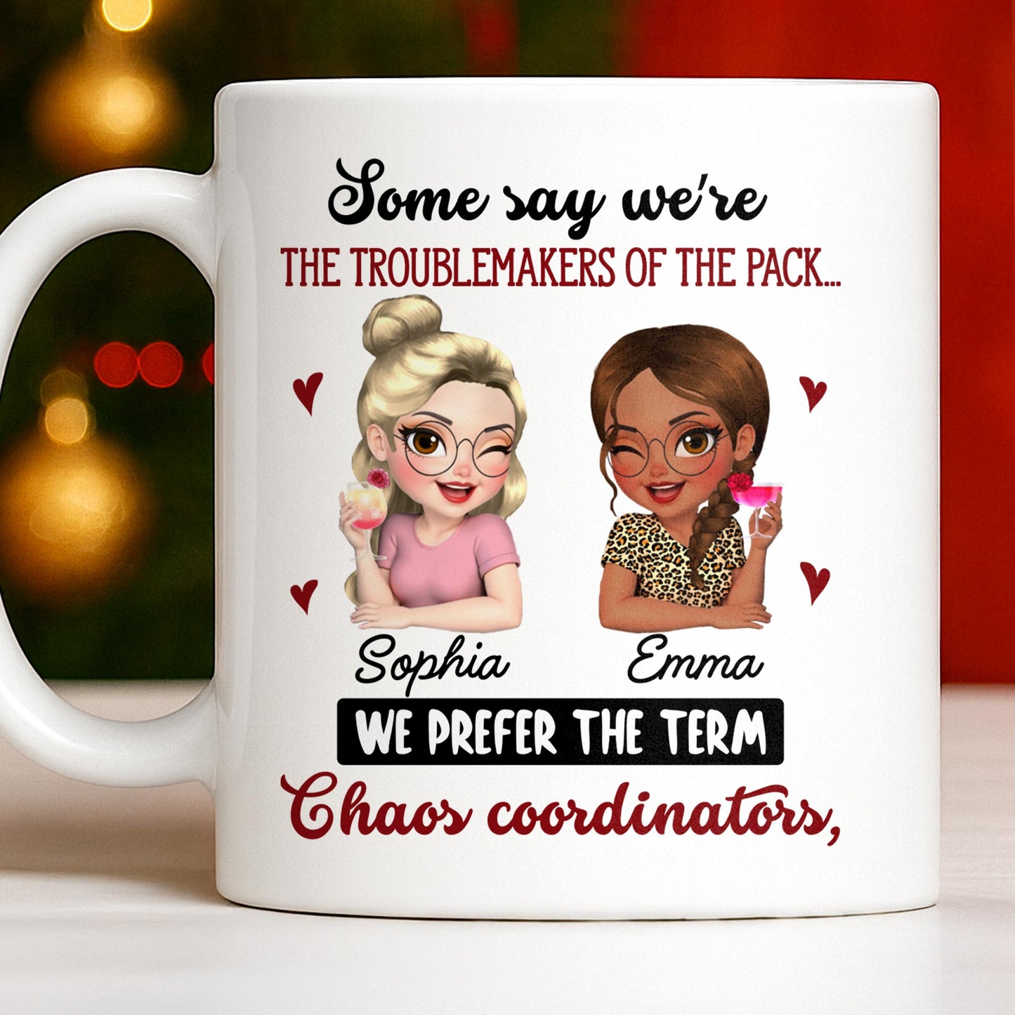 Chaos Coordinators, Cartoon Characters And Hearts