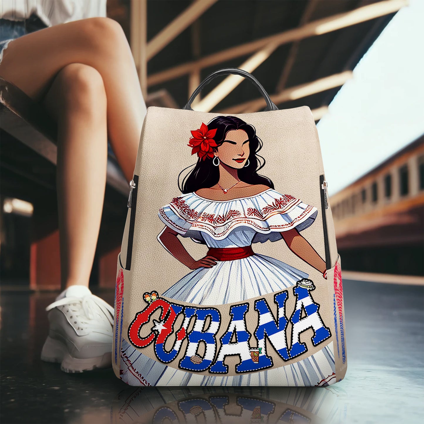 CUBANA - Mochila de piel personalizada - BP_MX17
