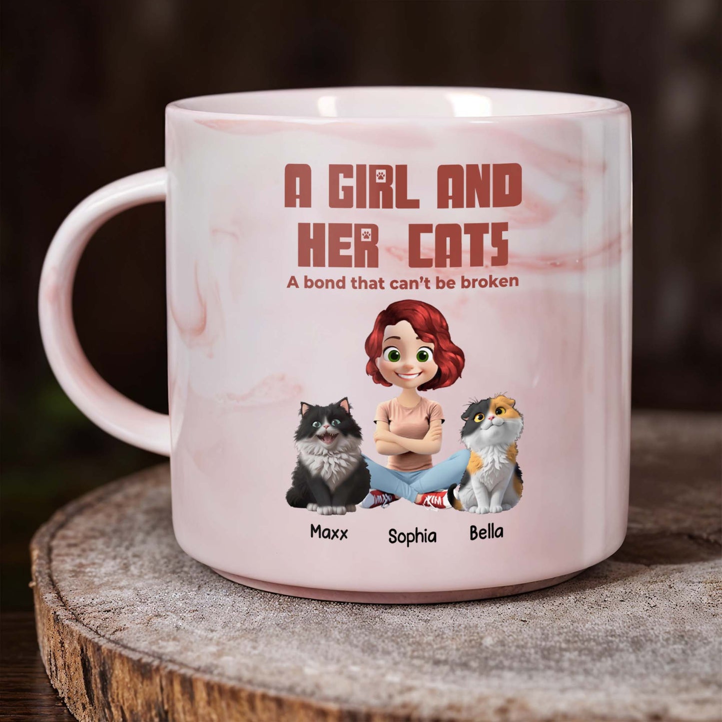 A Girl And Her Cats, A Bond That Can't Be Broken