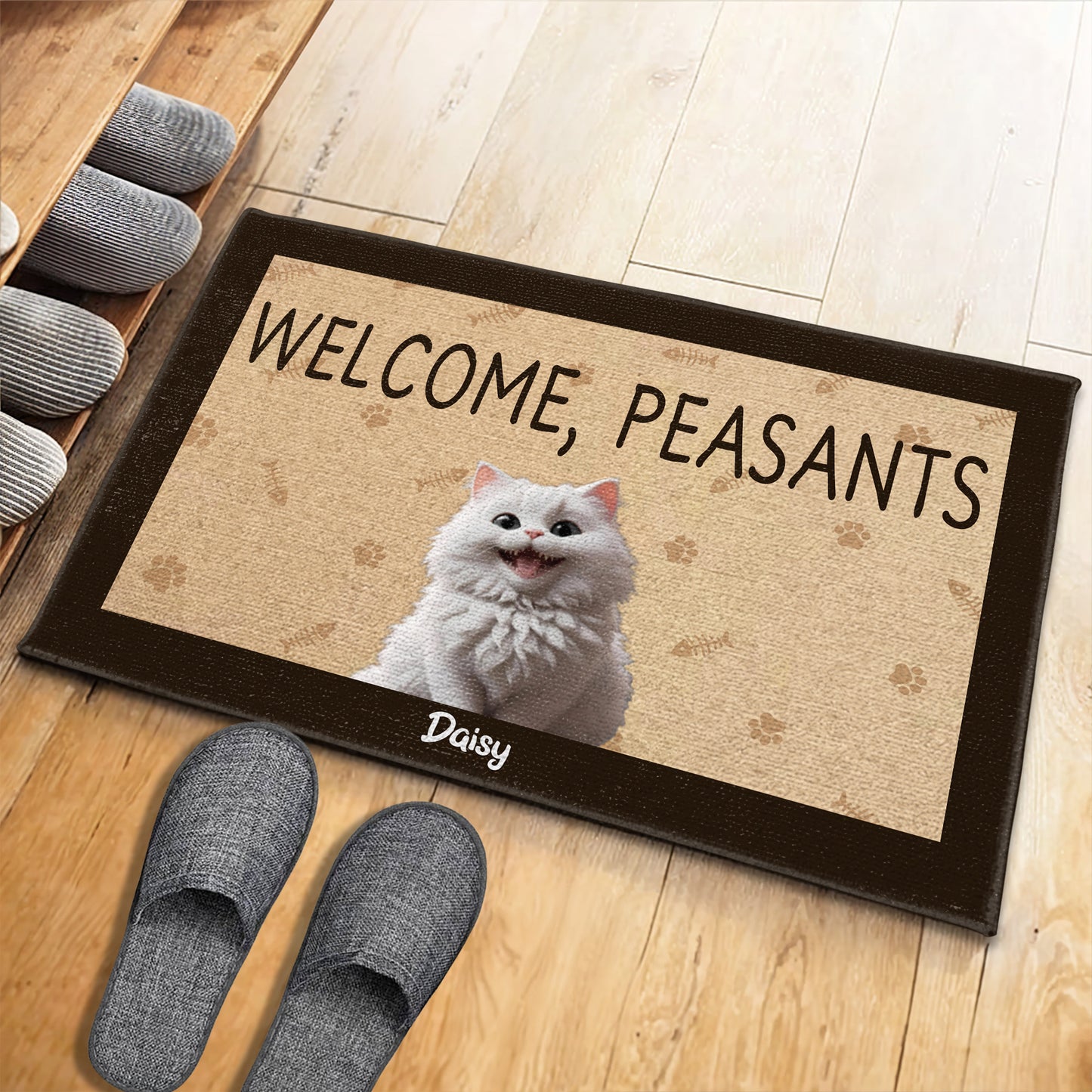 Welcome, Peasants, Cat and Paw Prints
