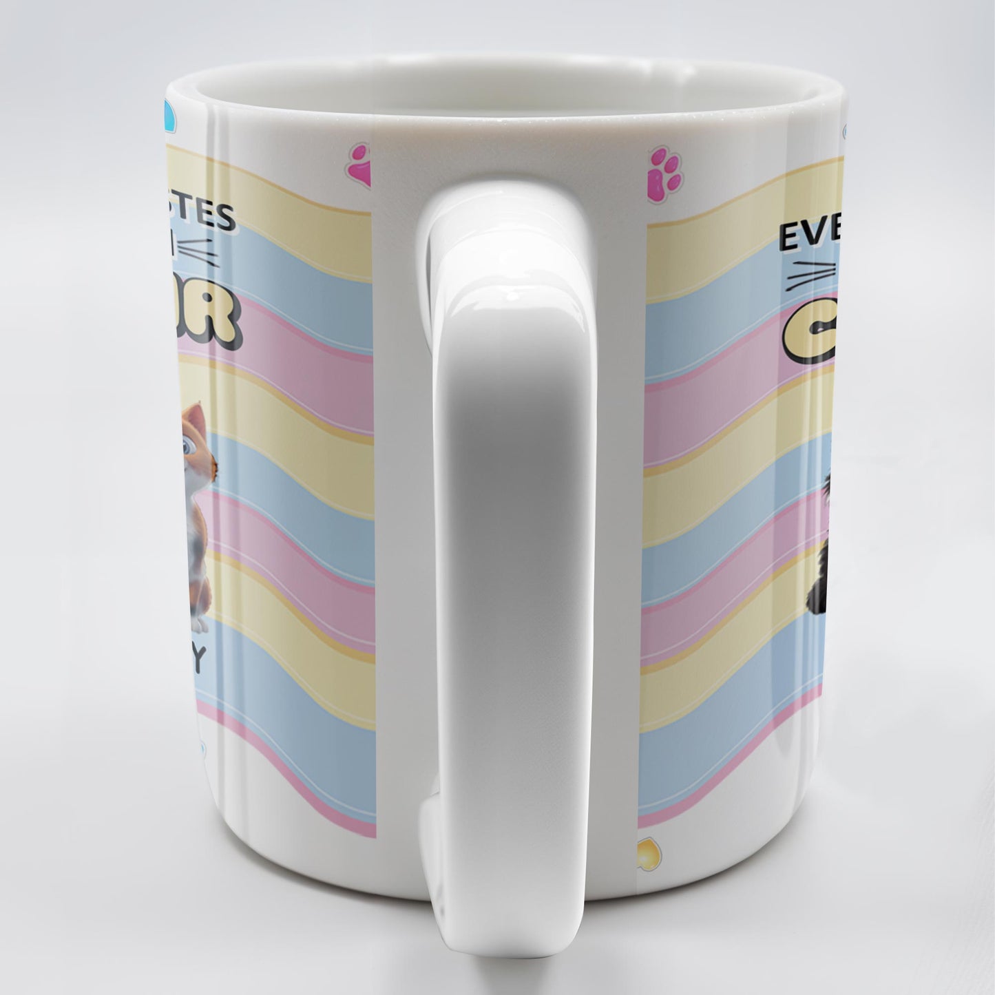 Everything Tastes Better With Cat Hair In It, Cats and Paw Prints