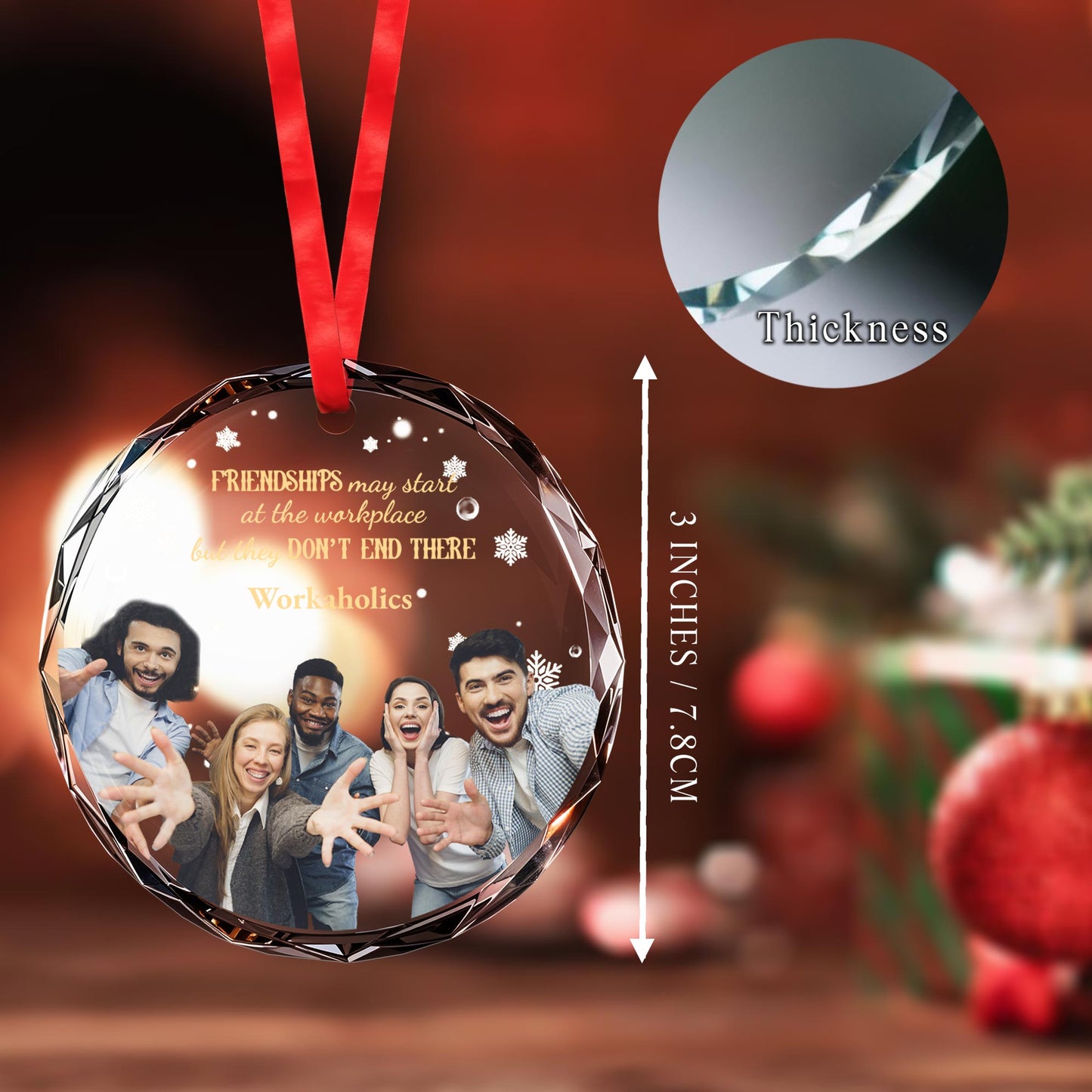 Workplace Friendships That Last Forever Ornament