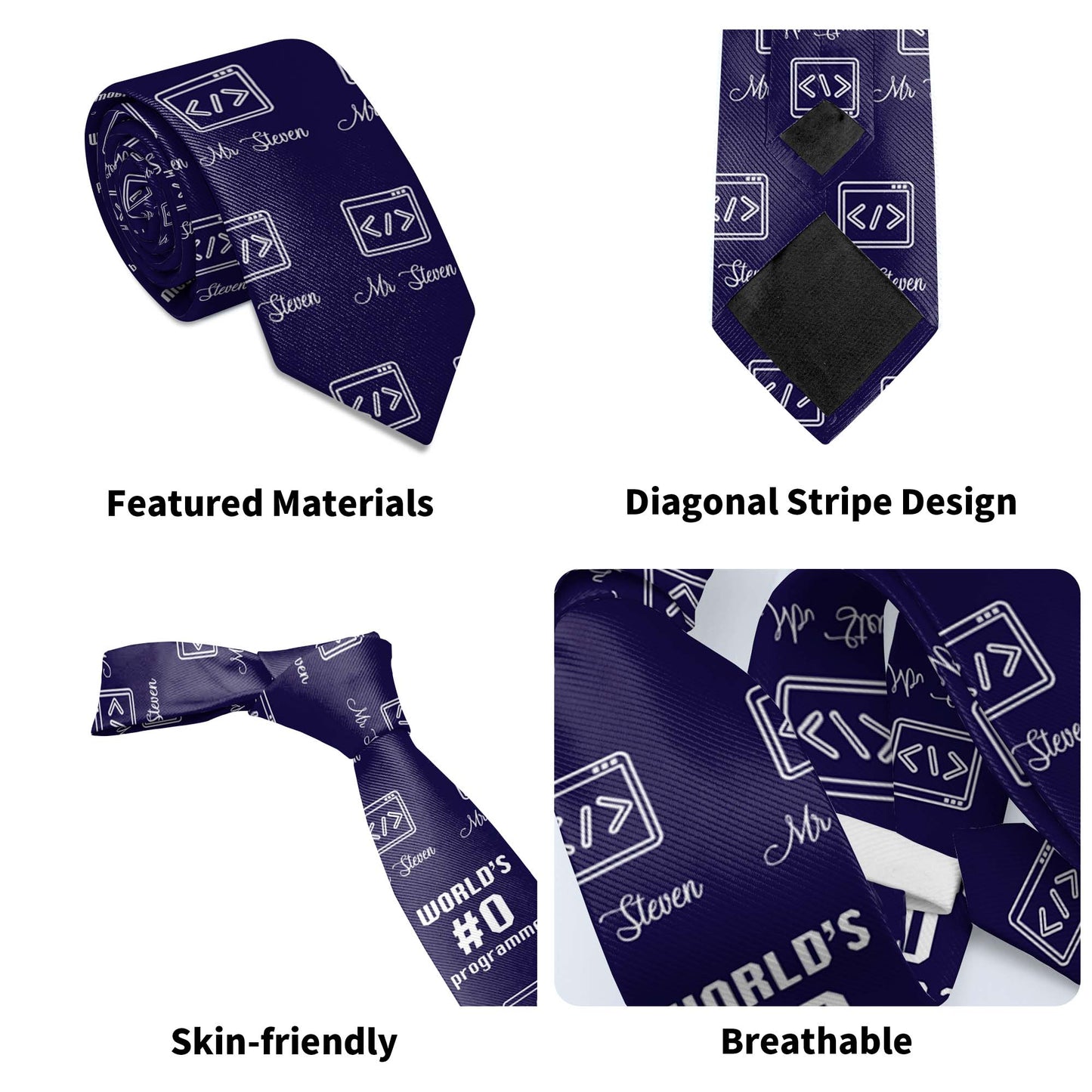 World's Number Zero Programmer Passion For Coding Tie