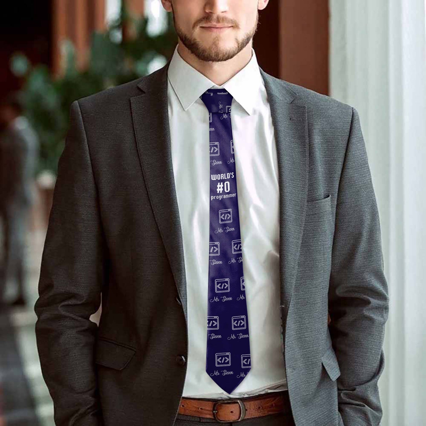 World's Number Zero Programmer Passion For Coding Tie