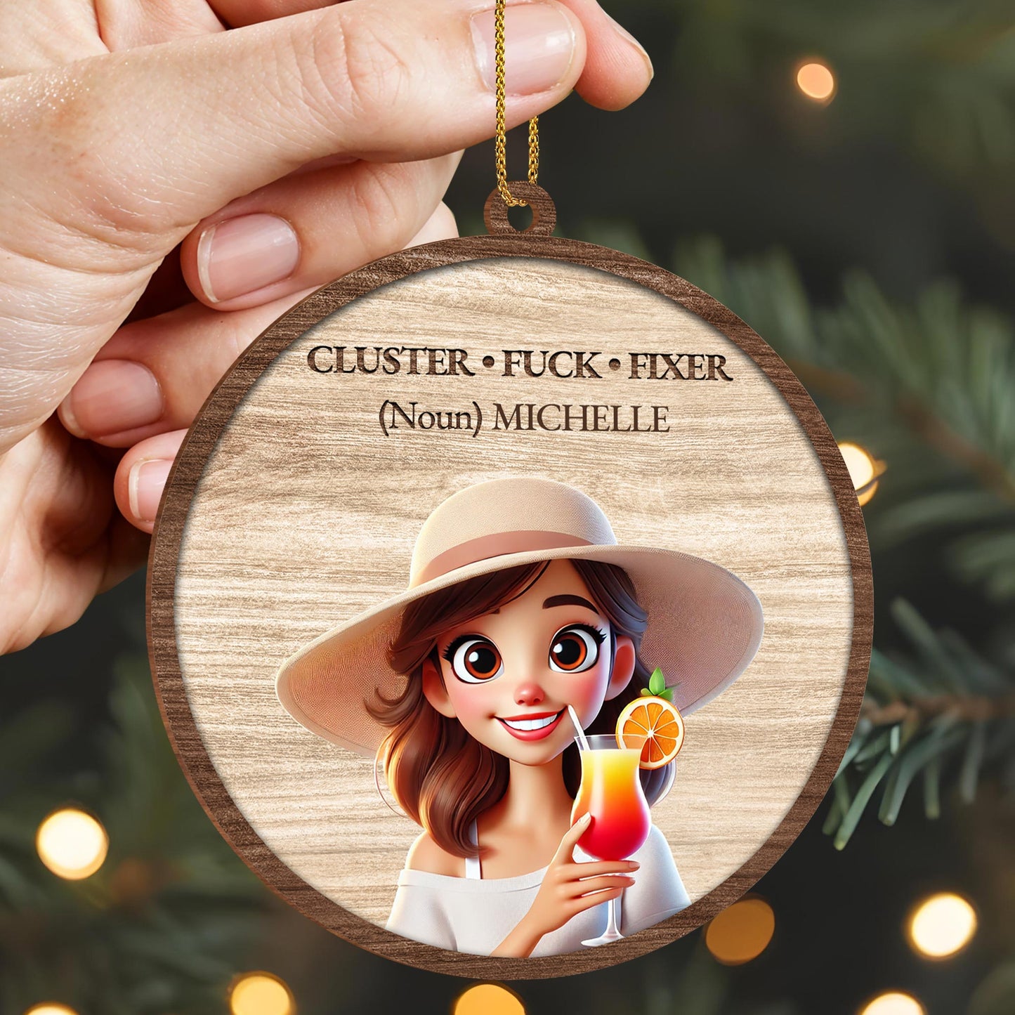 Cluster F**k Fixer With Woman Holding Cocktail