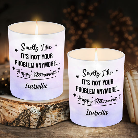 Happy Retirement Smells Like Freedom Candle