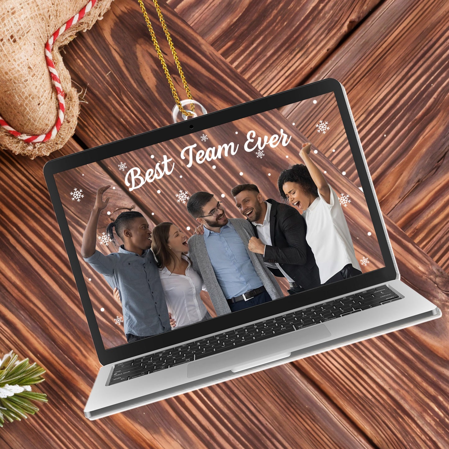 Best Team Ever Laptop Ornament