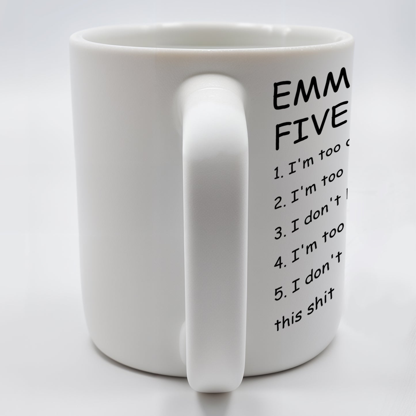 Five Moods Mug For Friends Who Are Always Over It
