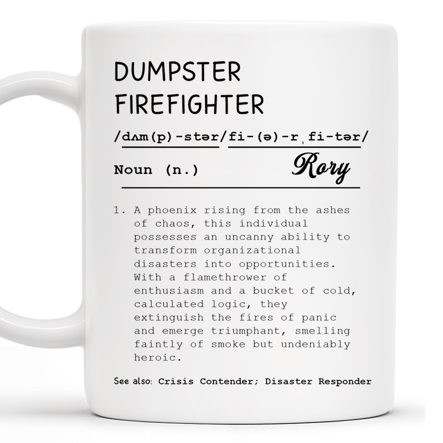 Phoenix Rising From Ashes Of Chaos Mug
