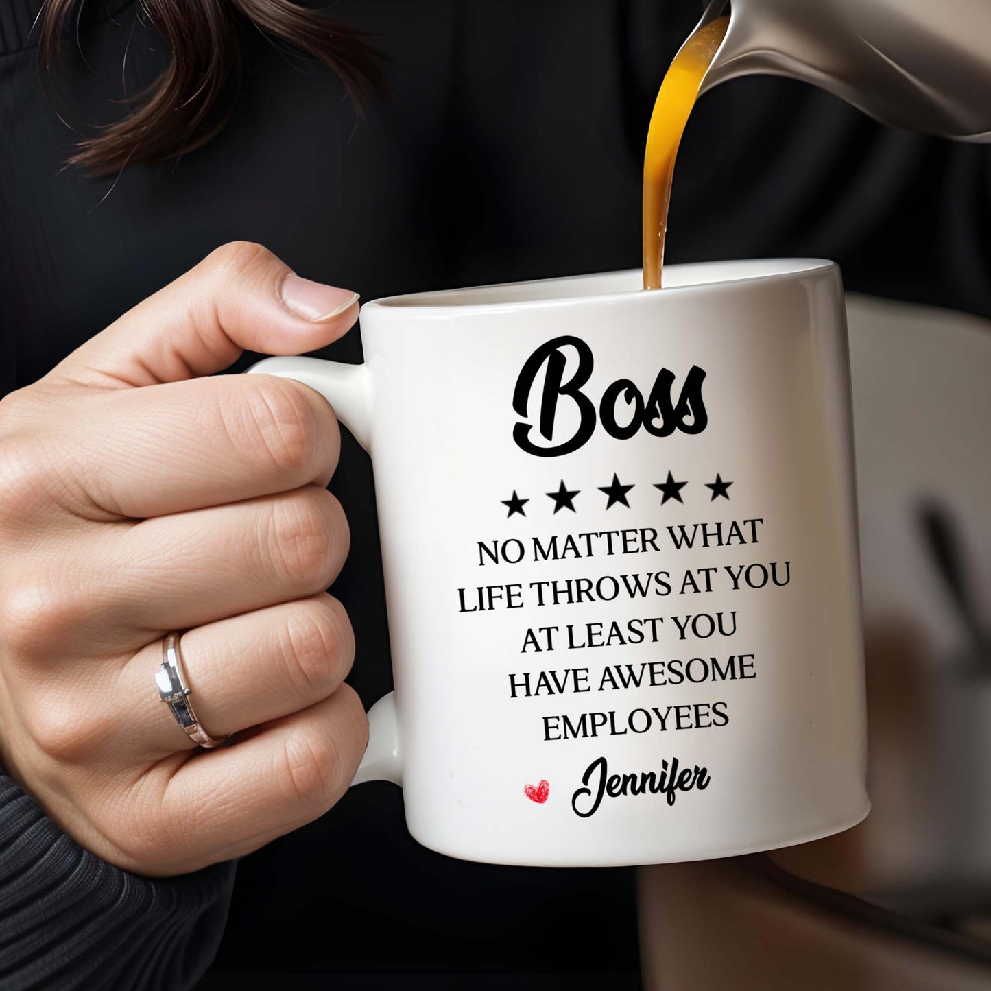 Boss No Matter What Life Throws Awesome Employees Stars