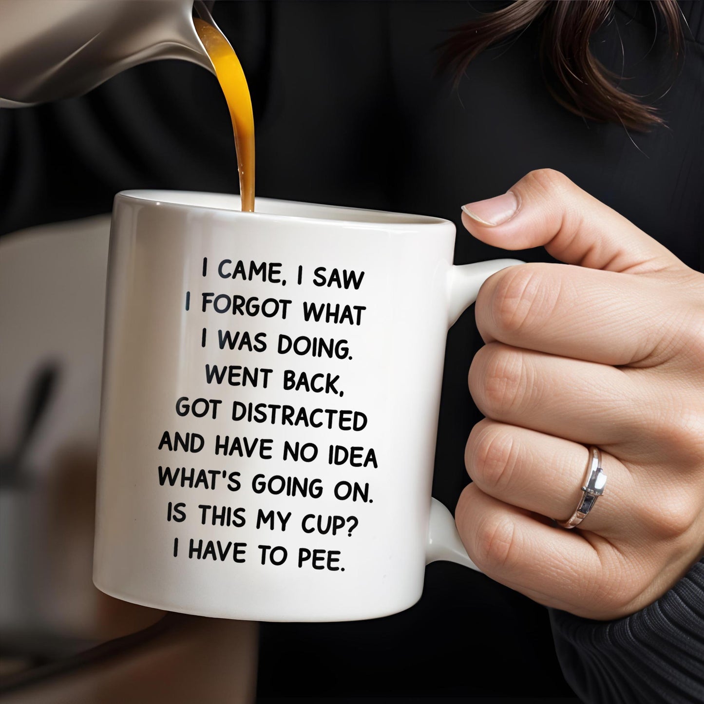 I Came I Saw Funny Quote Cup