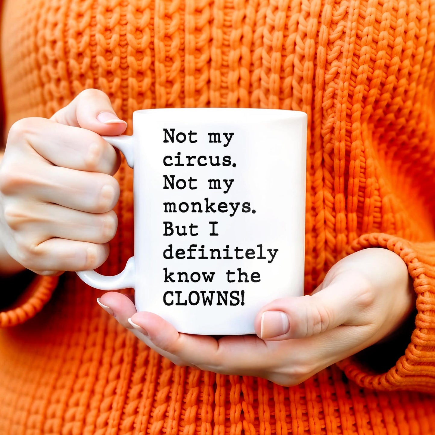 Not My Circus, Not My Monkeys, Know The Clowns Mug