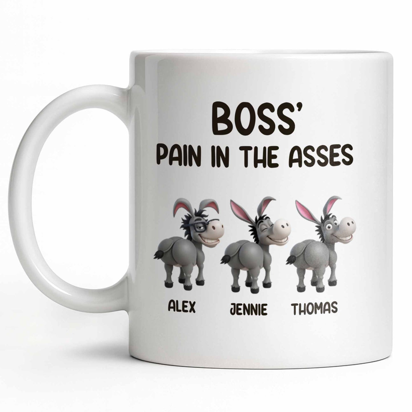 Boss’ Pain In The Asses, Fun Donkey Design