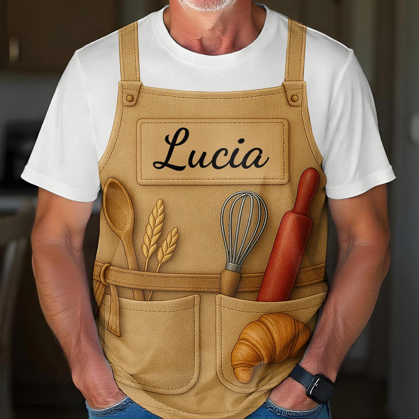 Ideal For The Cook Who Has Everything, Whisk, Rolling Pin, Croissant
