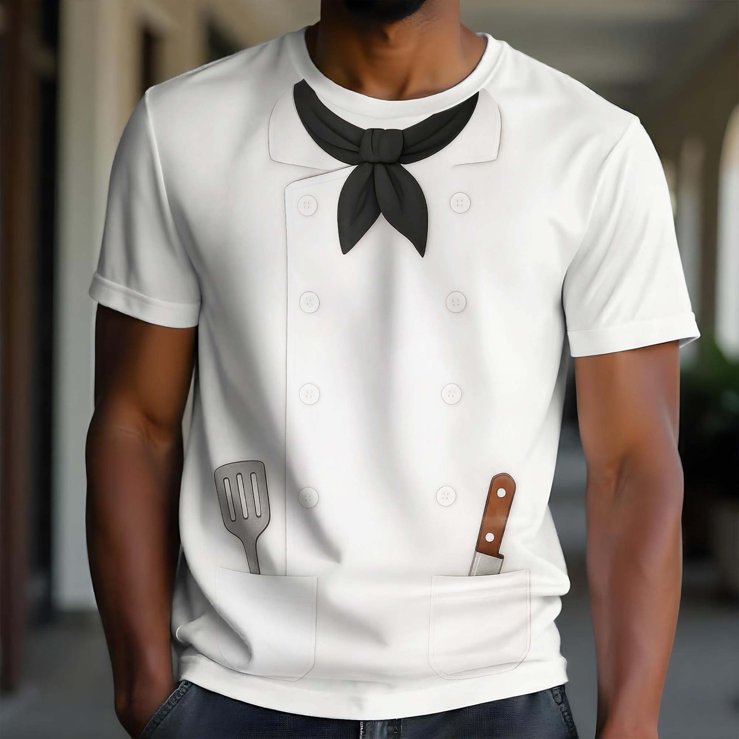 Bring Style To Your Cooking With Chef's Uniform, Spatula, Kitchen Knife