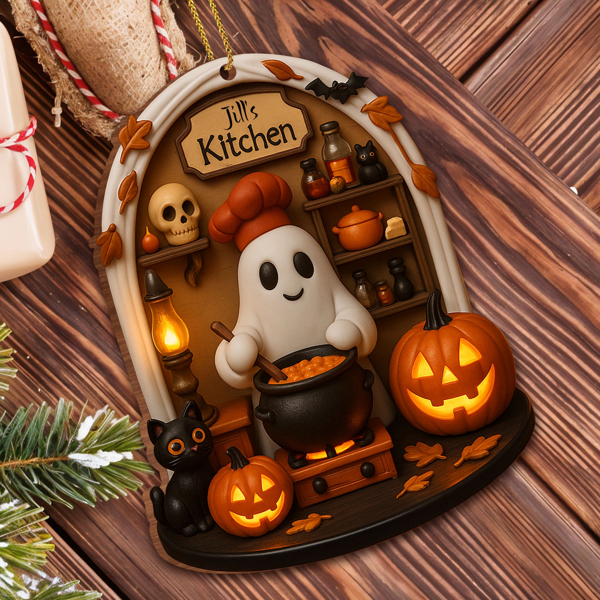 Jill's Kitchen, Ghost Cooking In A Cauldron